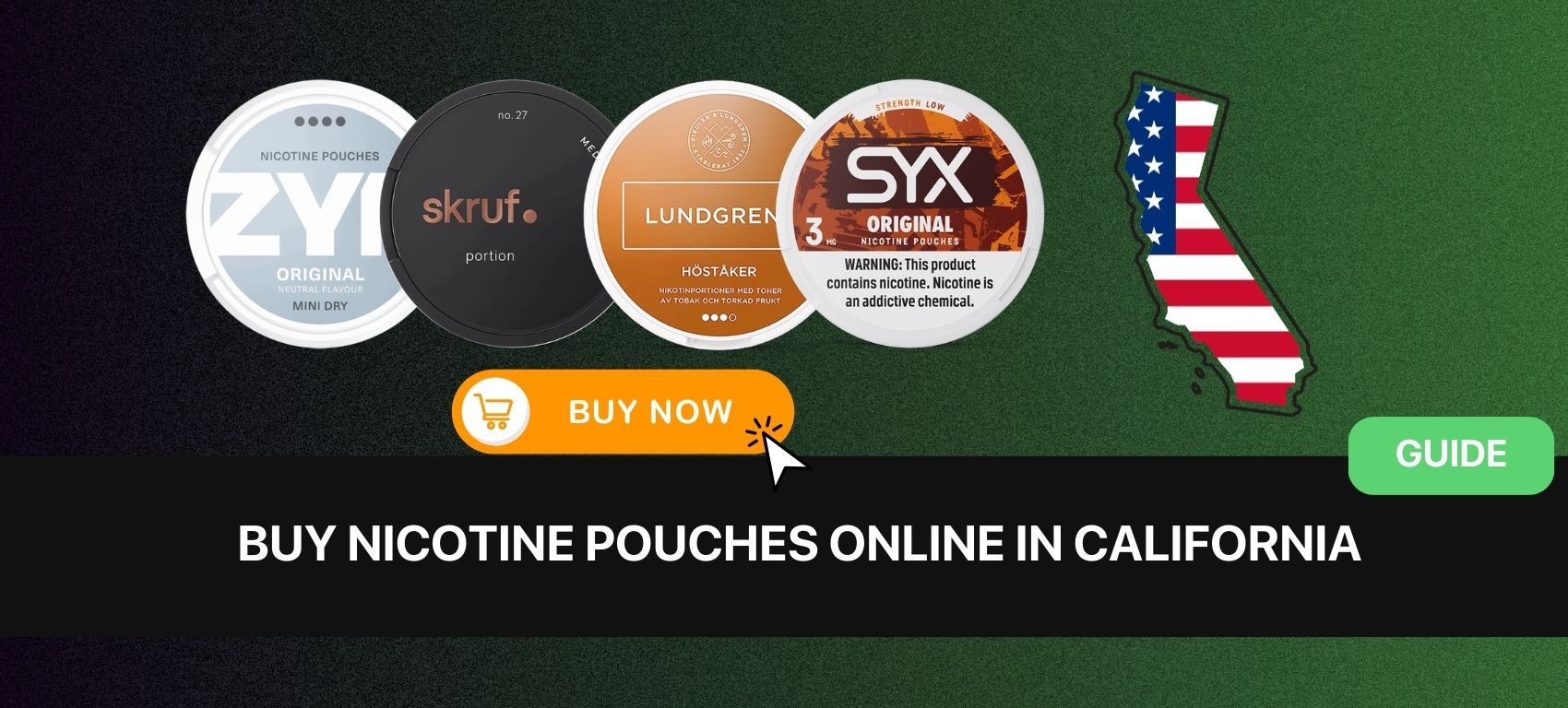 Nicotine Pouches in California