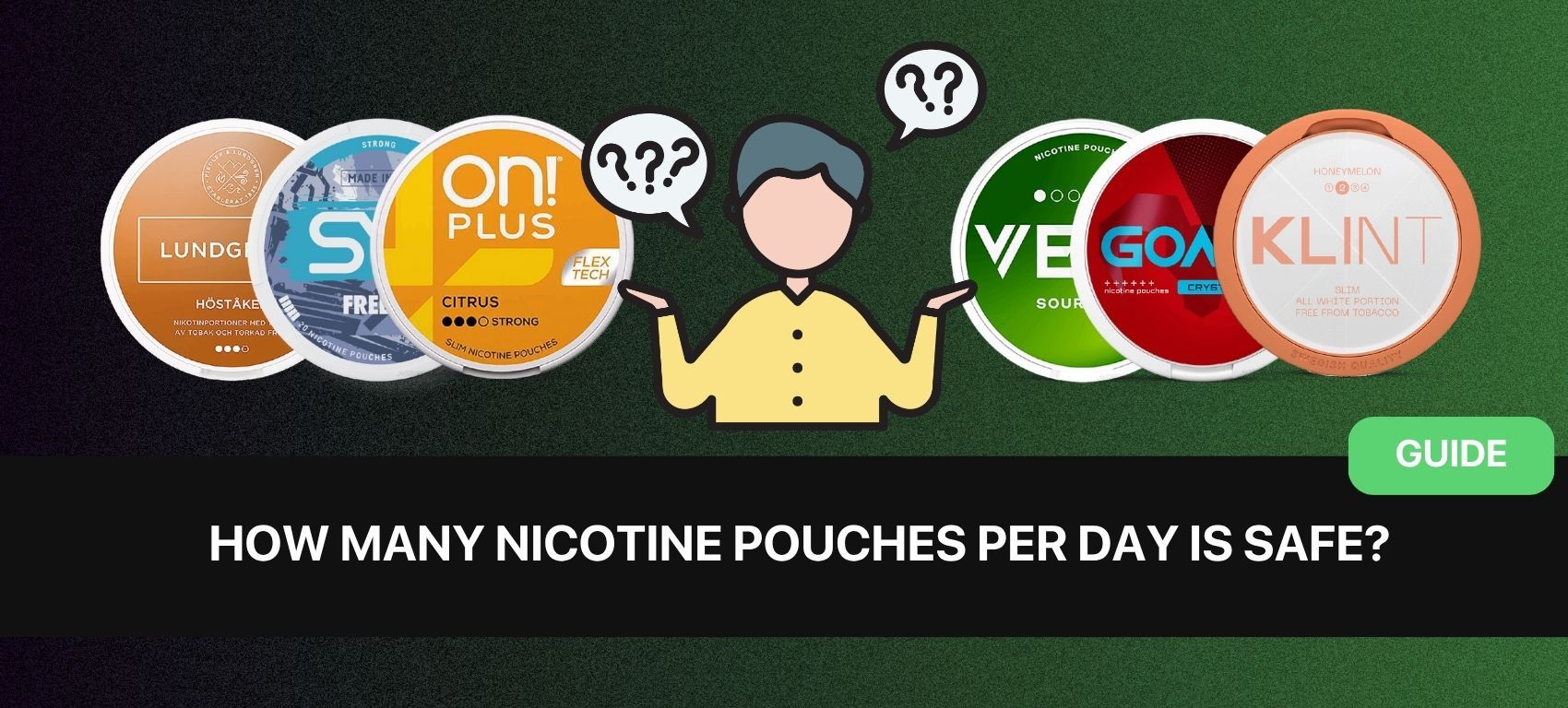 how many nicotine pouches per day