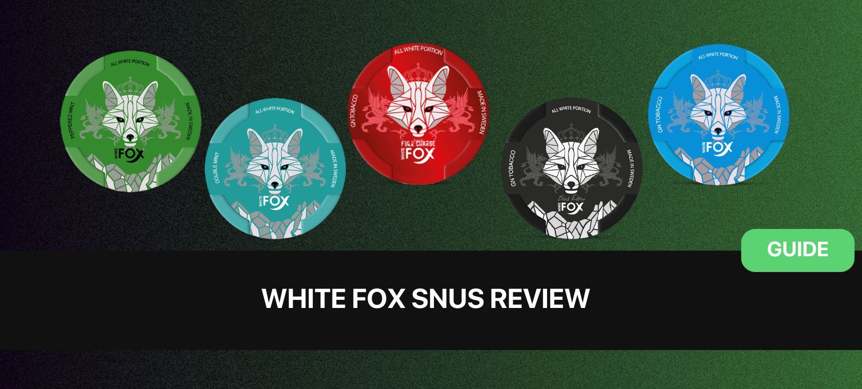 does white fox have tobacco White Fox Nicotine Pouch Review 2026