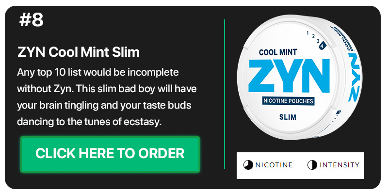 ZYN Cool Mint Slim - A great alternative for everyone