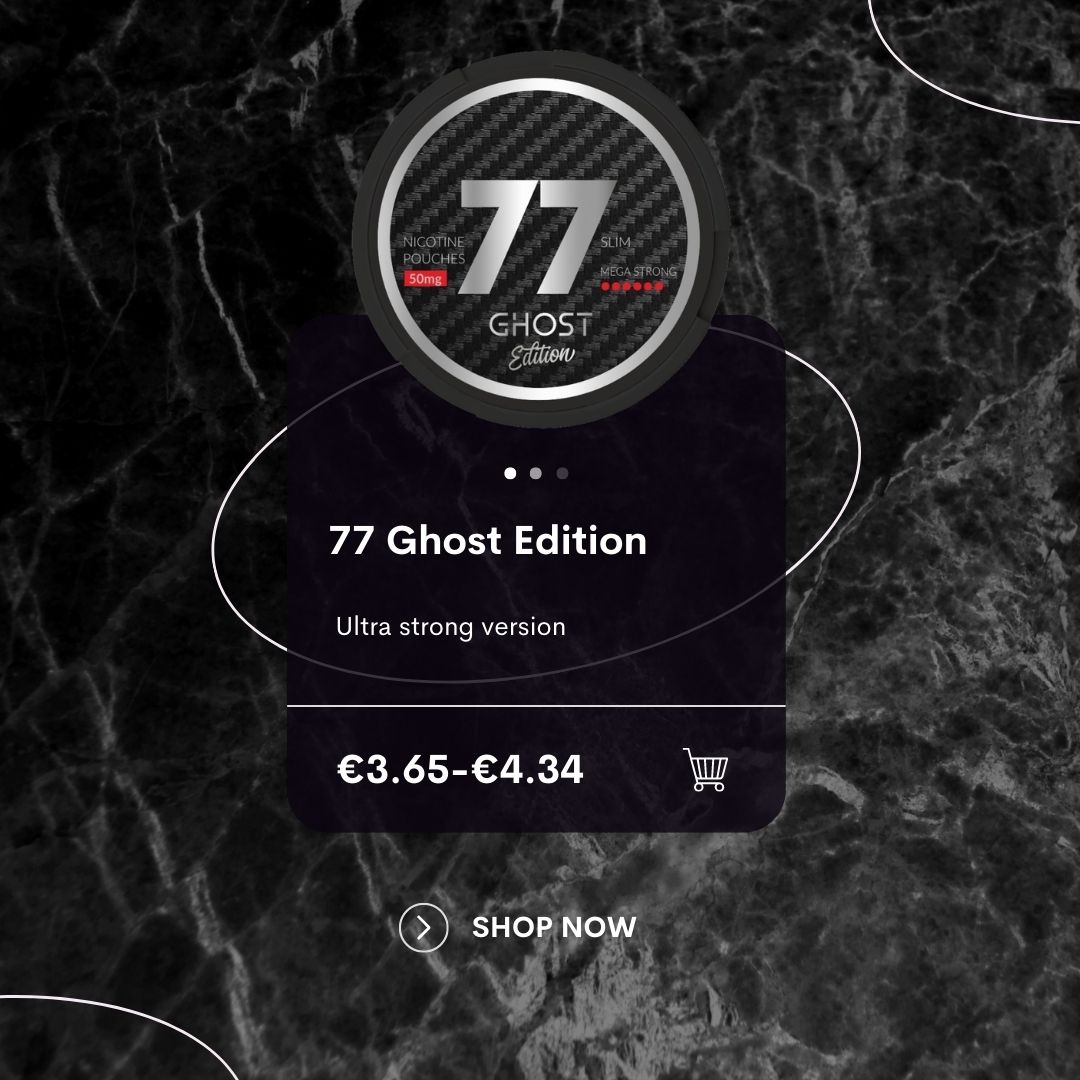 Buy 77 Ghost Edition in Germany nicotine pouches