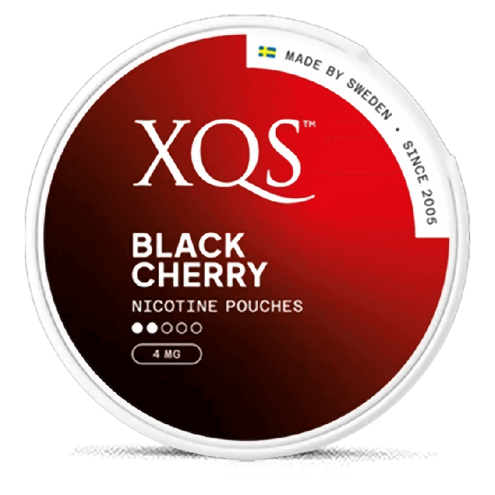 XQS Black Cherry 4 mg Product Label