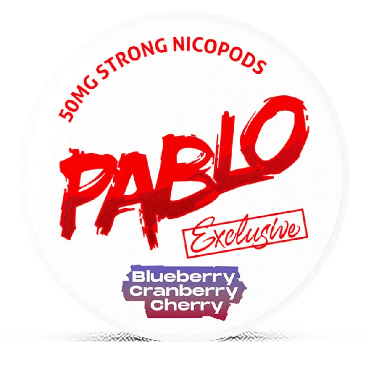 Pablo Exclusive 50 mg Blueberry Cranberry Cherry