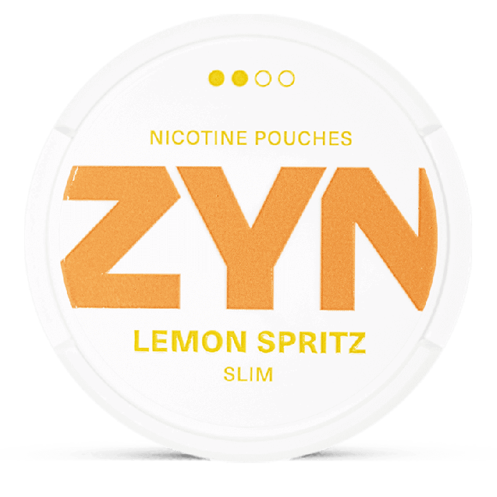 ZYN Slim Lemon Spritz New Feel Product Label