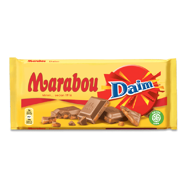 Marabou Mjölkchoklad Daim 160 g