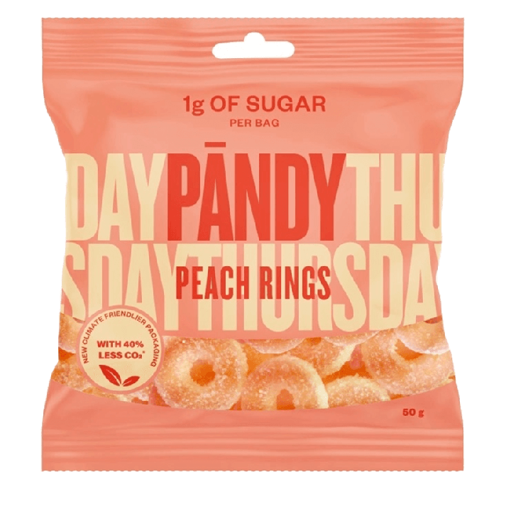 Pandy Peach Rings 50 g