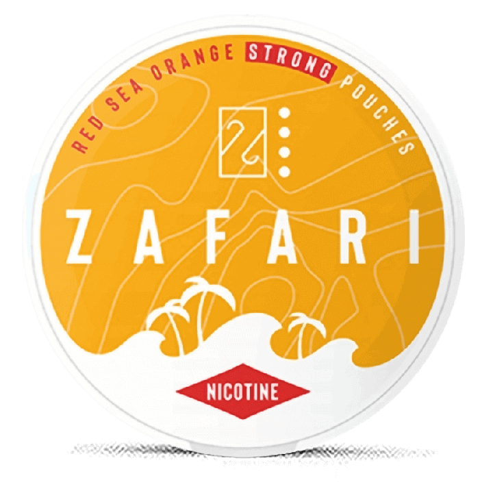 Zafari Red Sea Orange Strong Product Label