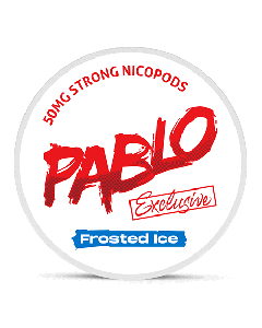 Pablo Exclusive 50 mg Frosted Ice Product Label