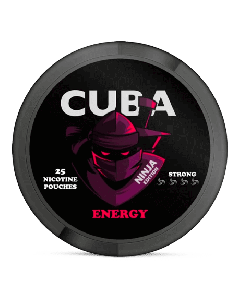 CUBA Ninja Energy Slim Strong Product Label