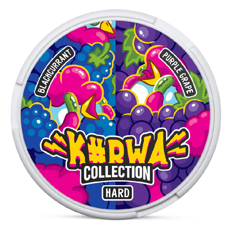 Kurwa Collection Blackcurrant - Purple Grape Product Label