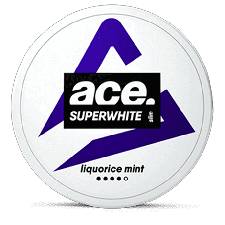 Ace Liquorice Mint snus can at Snusdaddy.com