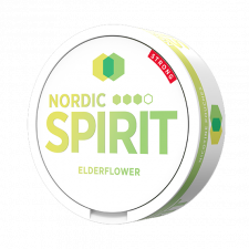 Nordic Spirit Elderflower snus can at Snusdaddy.com
