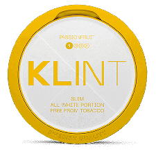 Klint Passionfruit snus can at Snusdaddy.com