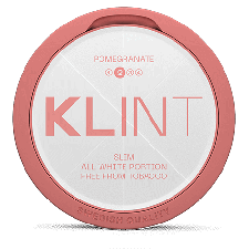 Klint Pomegranate snus can at Snusdaddy.com
