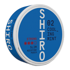 Shiro #02 Cooling Mint snus can at Snusdaddy.com