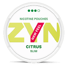 ZYN Slim Citrus Strong snus can at Snusdaddy.com