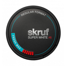 Skruf Super White Slim Fresh Max #6 Regular