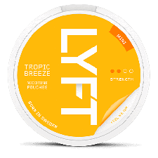 LYFT Tropical Breeze Mini snus can at Snusdaddy.com