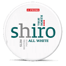 Shiro All White Slim True North X-Strong