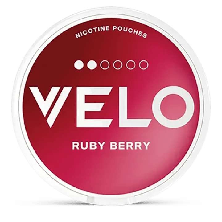 VELO Ruby Berry Product Label
