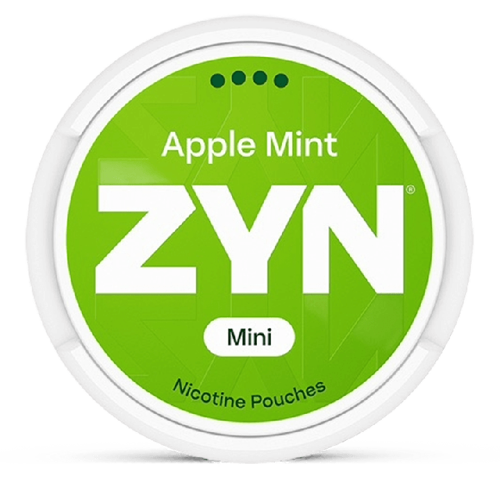 ZYN Mini Dry Apple Mint 6 mg Product Label