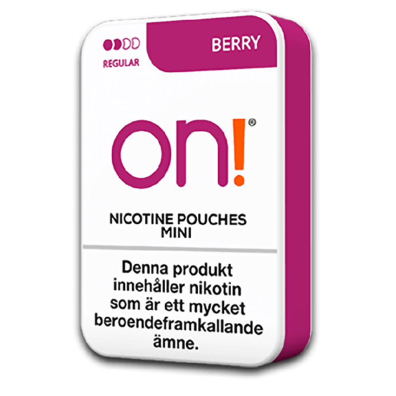 on! Berry 3 mg Product Label on! Berry 3 mg Product Label