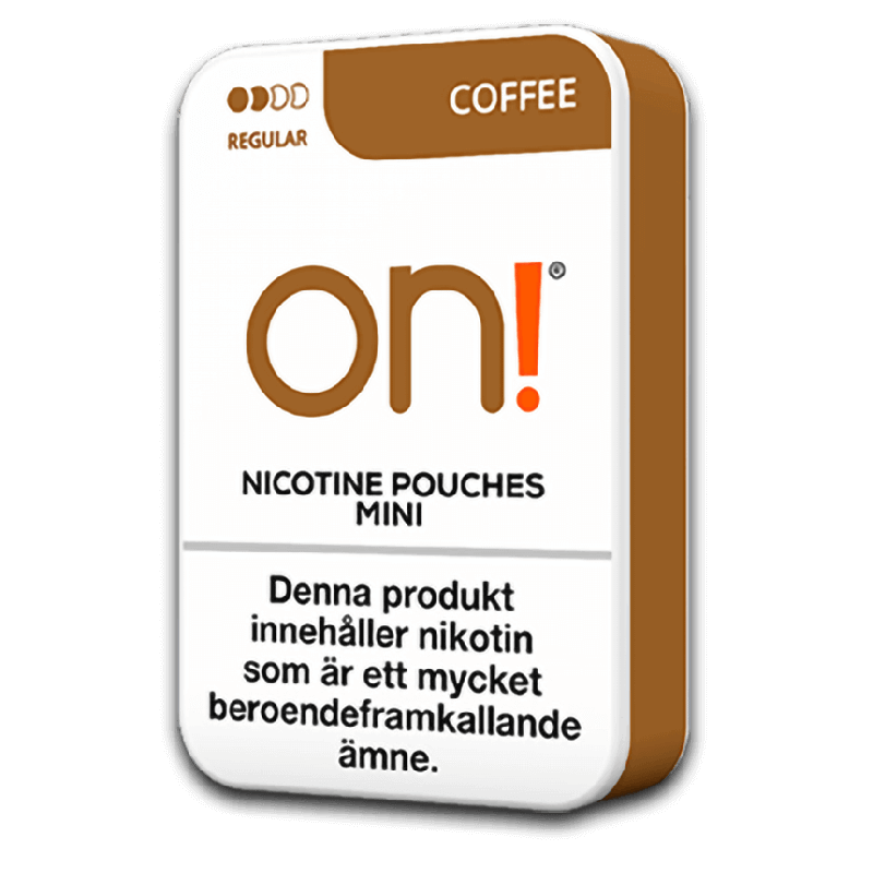 on! Coffee 3 mg Product Label on! Coffee 3 mg Product Label