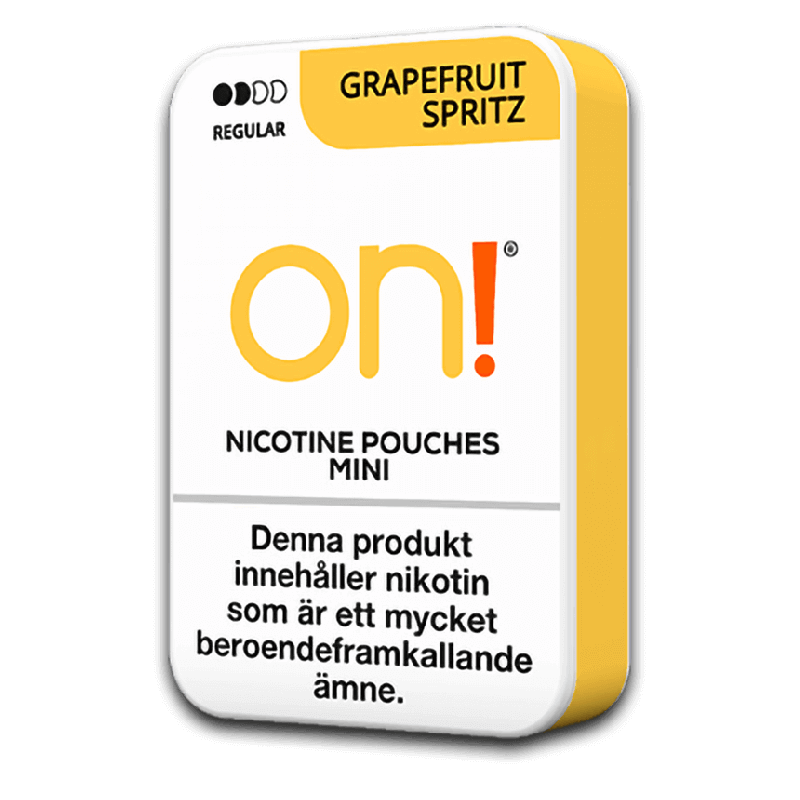on! Grapefruit Spritz Product Label on! Grapefruit Spritz Product Label