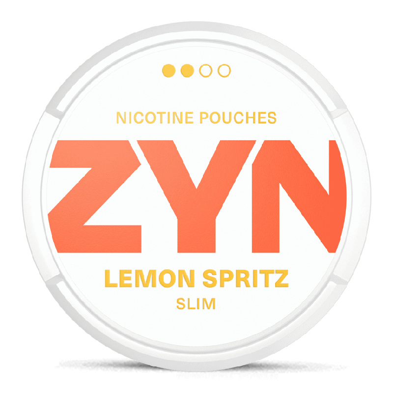 ZYN Slim Lemon Spritz Product Label