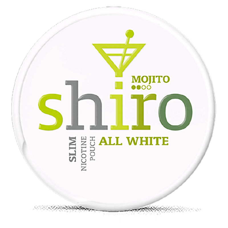 Shiro All White Slim Mojito Product Label Shiro All White Slim Mojito Product Label