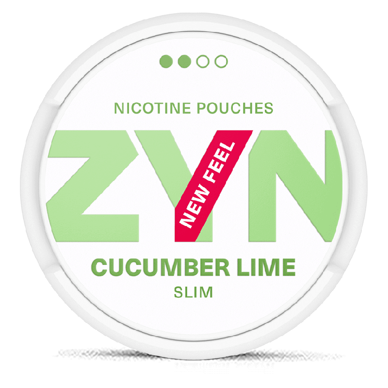 ZYN Slim Cucumber Lime New Feel Product Label ZYN Slim Cucumber Lime New Feel Product Label