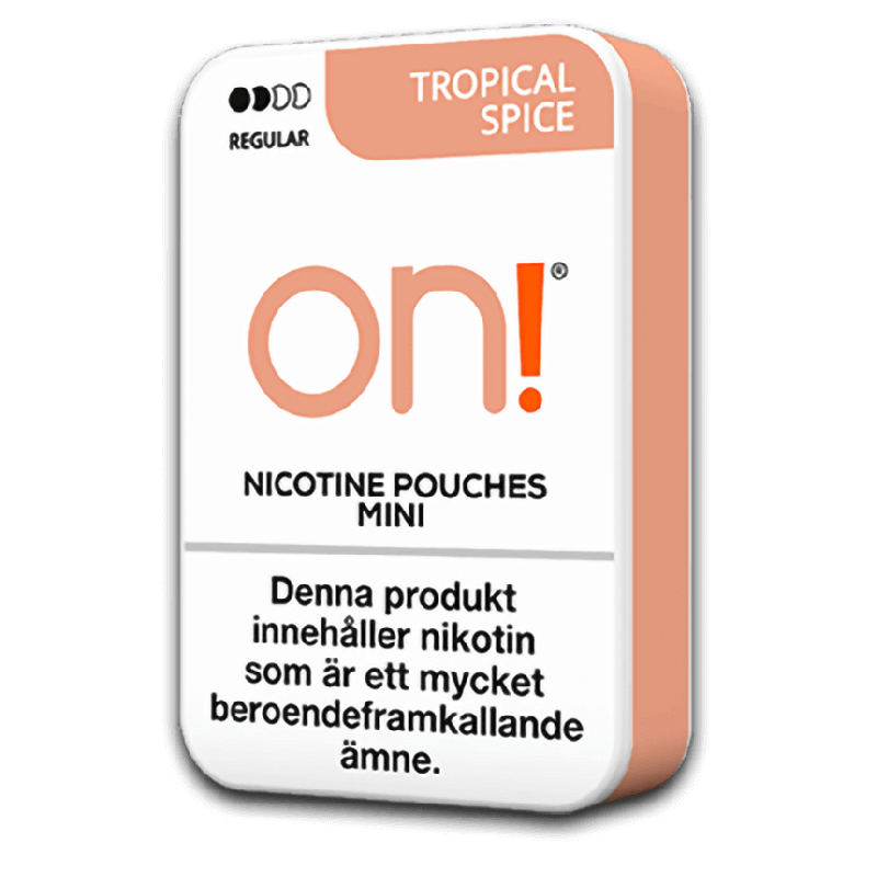 on! Tropical Spice 3 mg Product Label on! Tropical Spice 3 mg Product Label