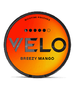 VELO Breezy Mango Extra Strong Product Label