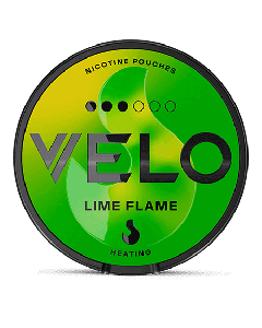 VELO Lime Flame Product Label