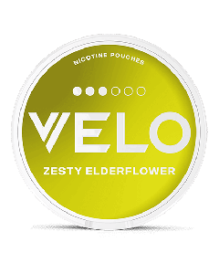 VELO Zesty Elderflower Product Label