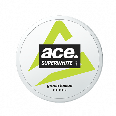Ace Green Lemon snus can at Snusdaddy.com