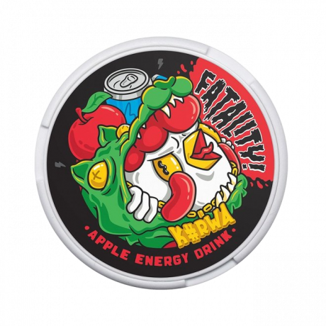Kurwa FATALITY Apple Energy Drink snus can at Snusdaddy.com