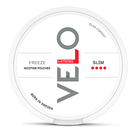 VELO Freeze X-Strong snus can at Snusdaddy.com