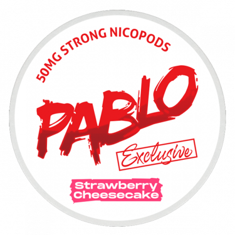 Pablo Exclusive 50mg Strawberry Cheesecake