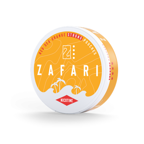 Zafari Red Sea Orange Extra Strong snus can at Snusdaddy.com