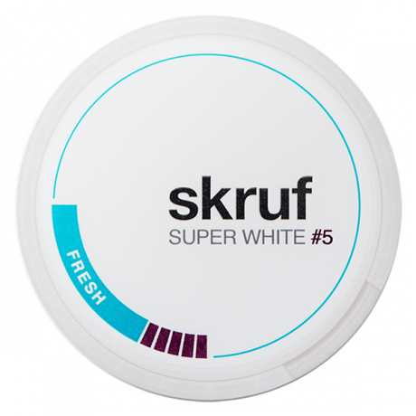Skruf Super White Slim Fresh #5