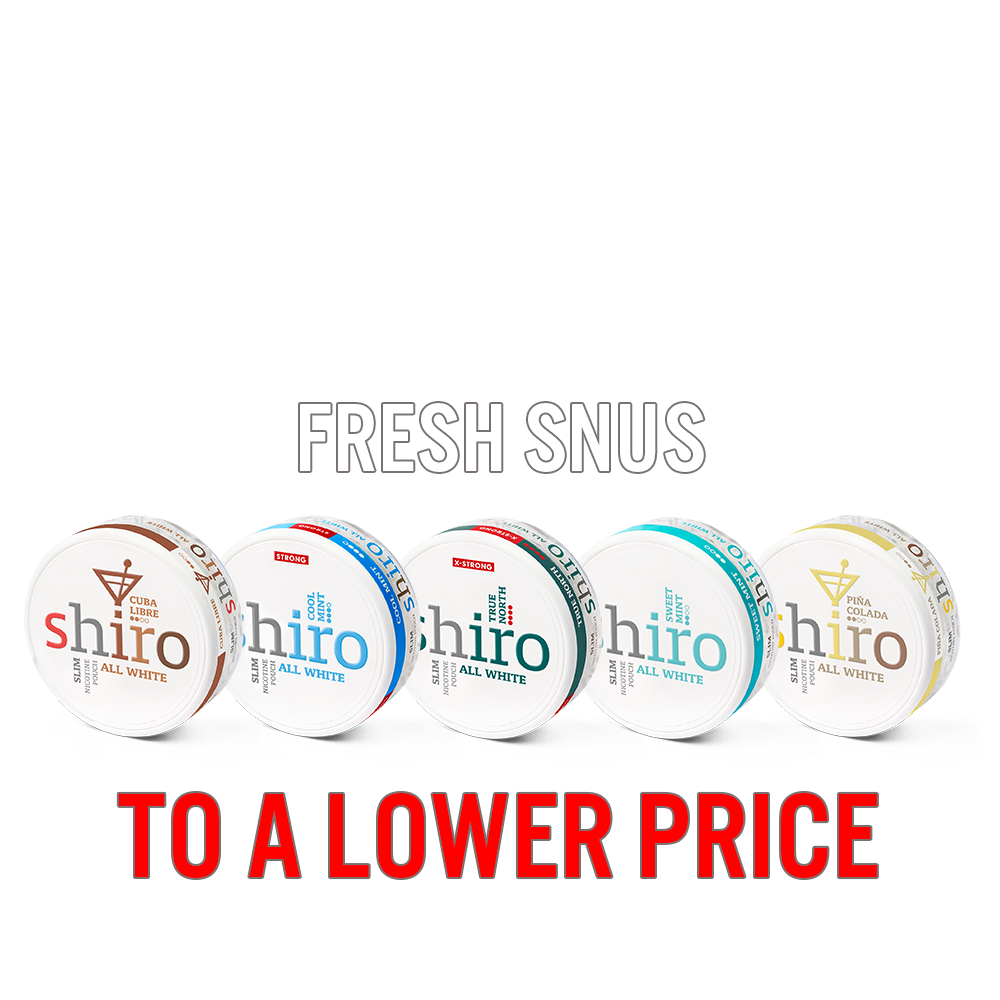 Fresh snus to a lower price, at Snusdaddy.eu!